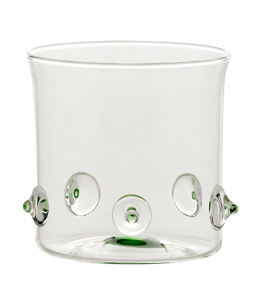 Green Dot Tumblers, Set of 6