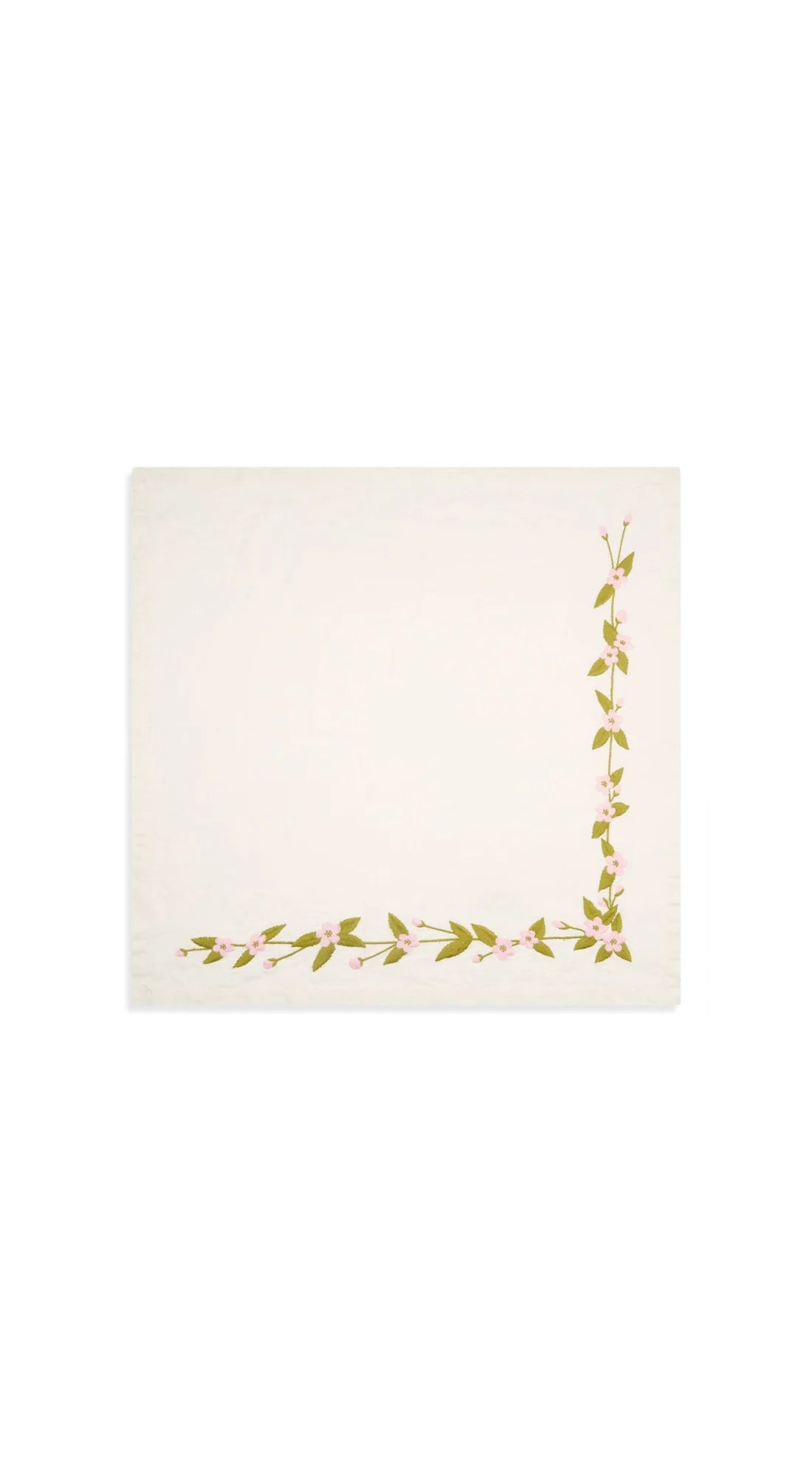 Embroidered cherry napkins