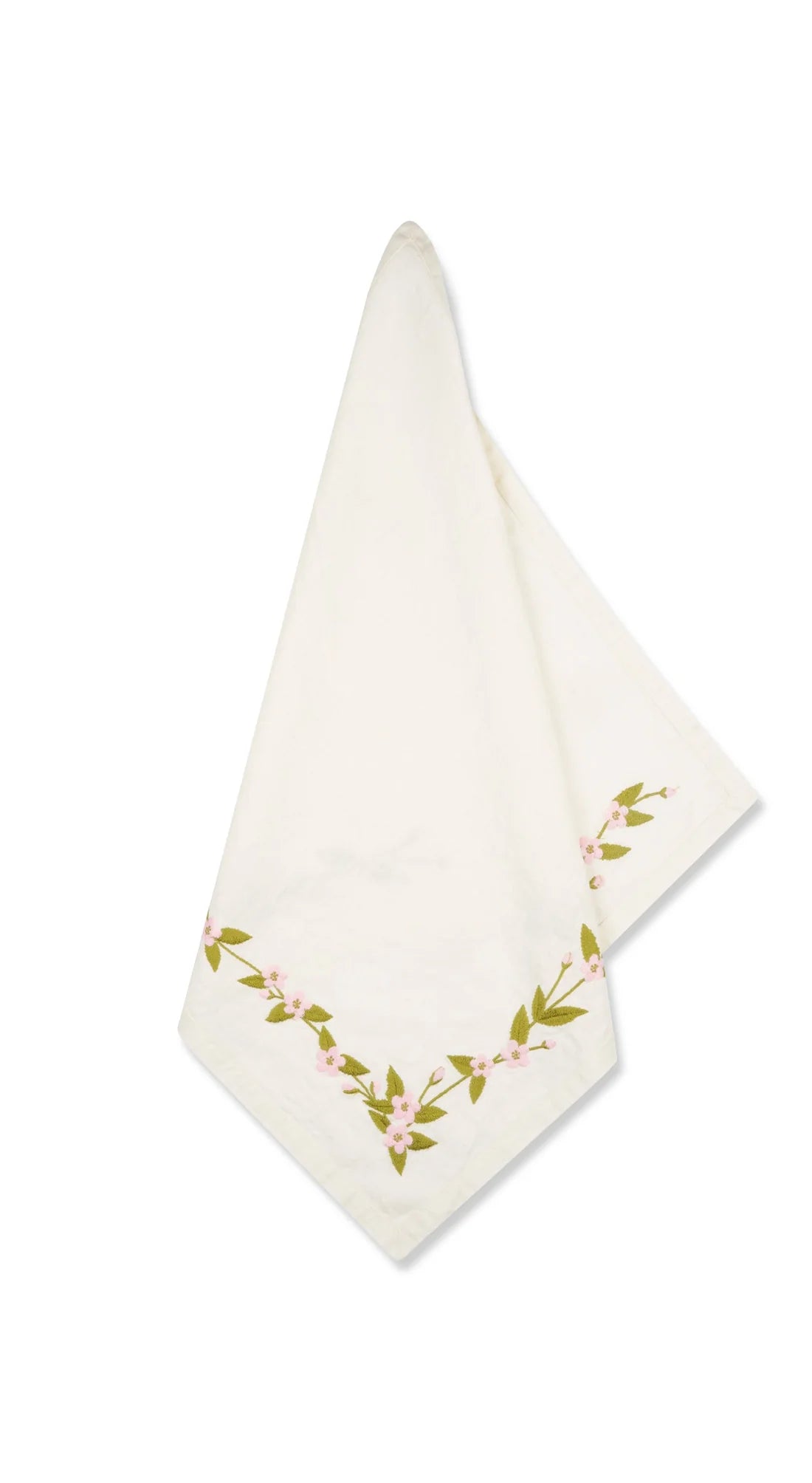 Embroidered cherry napkins