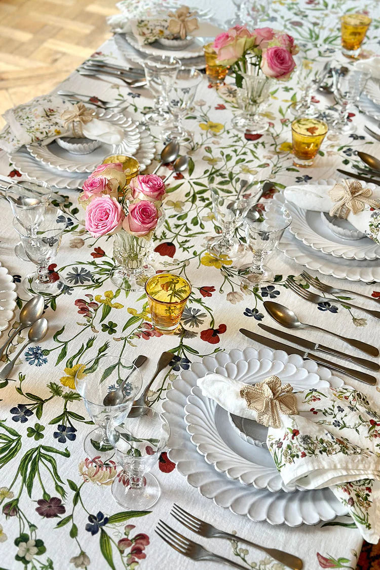 Botanical Wildflower' Linen Napkin, Set of 6