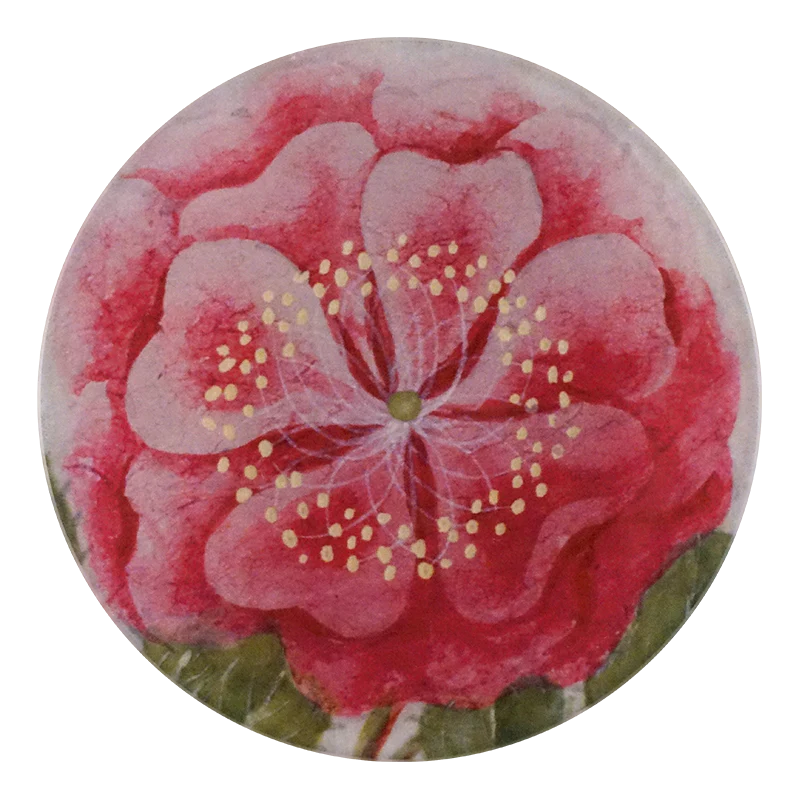 Tropical Rose 5 1/4" Round Plate