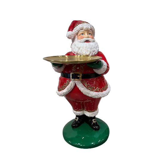 Santa With Gold Plate