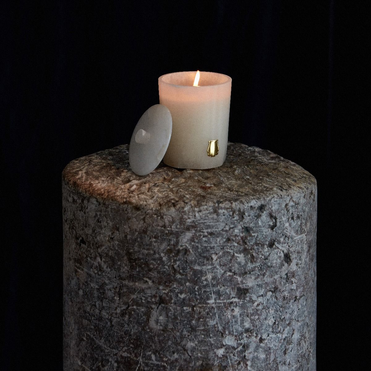Vesta Alabaster Candle