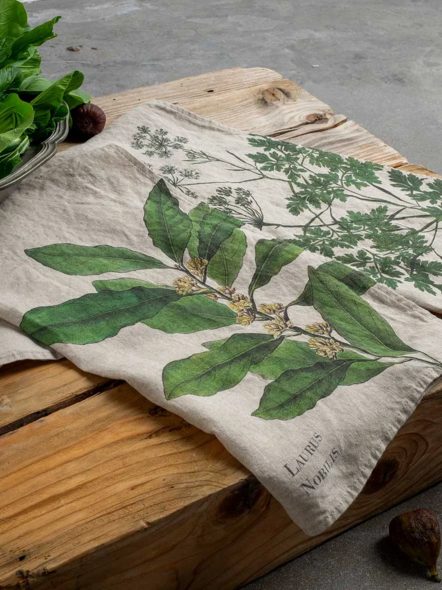 S/2 Parsley & Bay Tea Towels