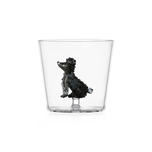 Poodle Glass Dog Tumbler