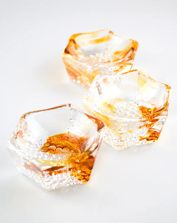 BB Crystal Dish - Orange