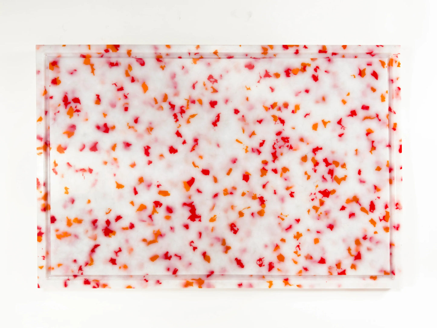Extra Large Red and White Cutting Board
