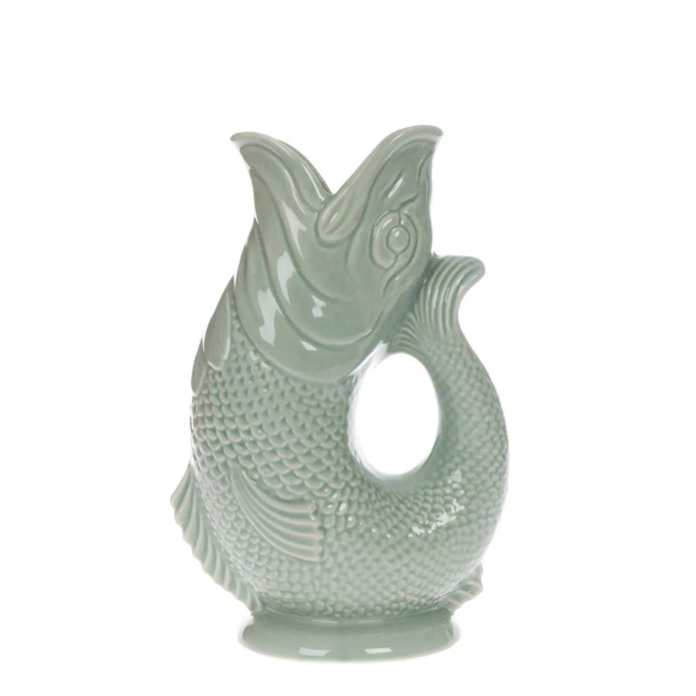 Sage Green Gluggle Jug Extra Large