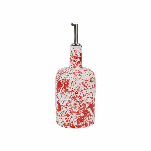 Amalfitana Red Splatter Olive Oil Bottle