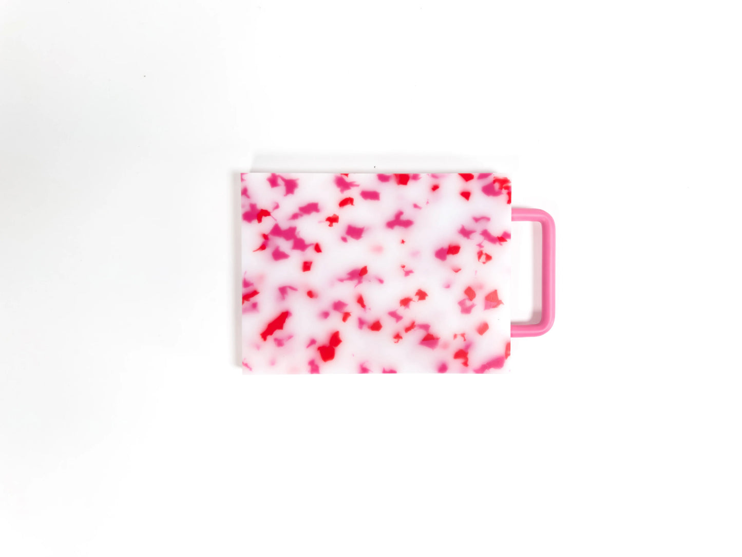 Small Pink and White Cutting Board