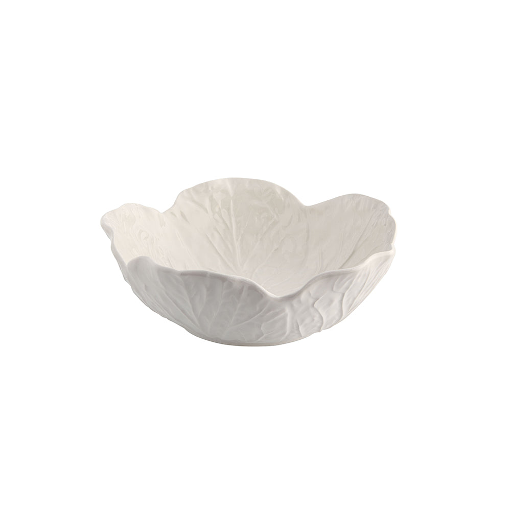 Bordallo Pinheiro Cabbage Large Bowl in Creme