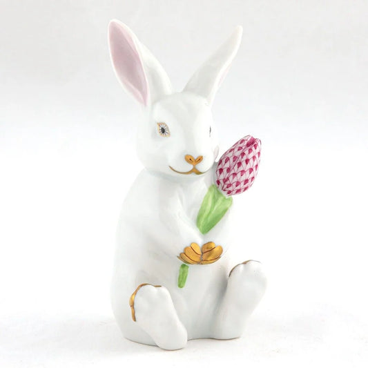Herend Blossom Bunny Figurine