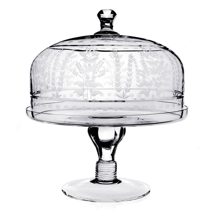 Portia Cake Dome and Stand 12.5”