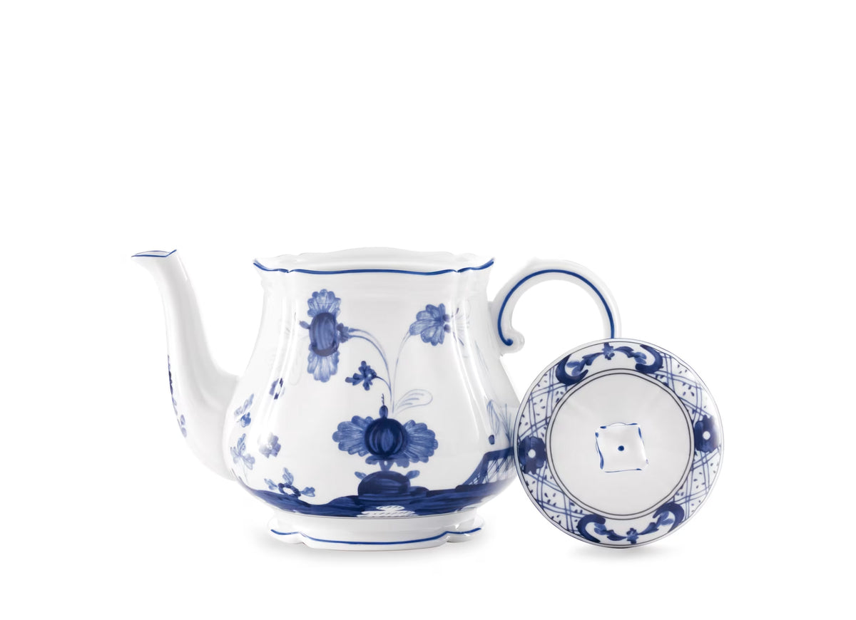 Oriente Italiano Indaco Teapot by Ginori 1735