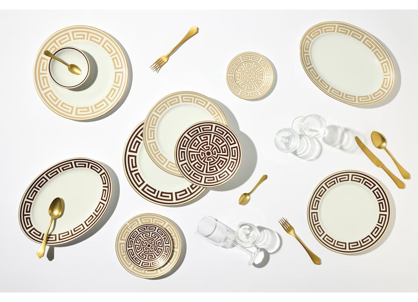 Labirinto Ebano Soup Plate by Ginori 1735