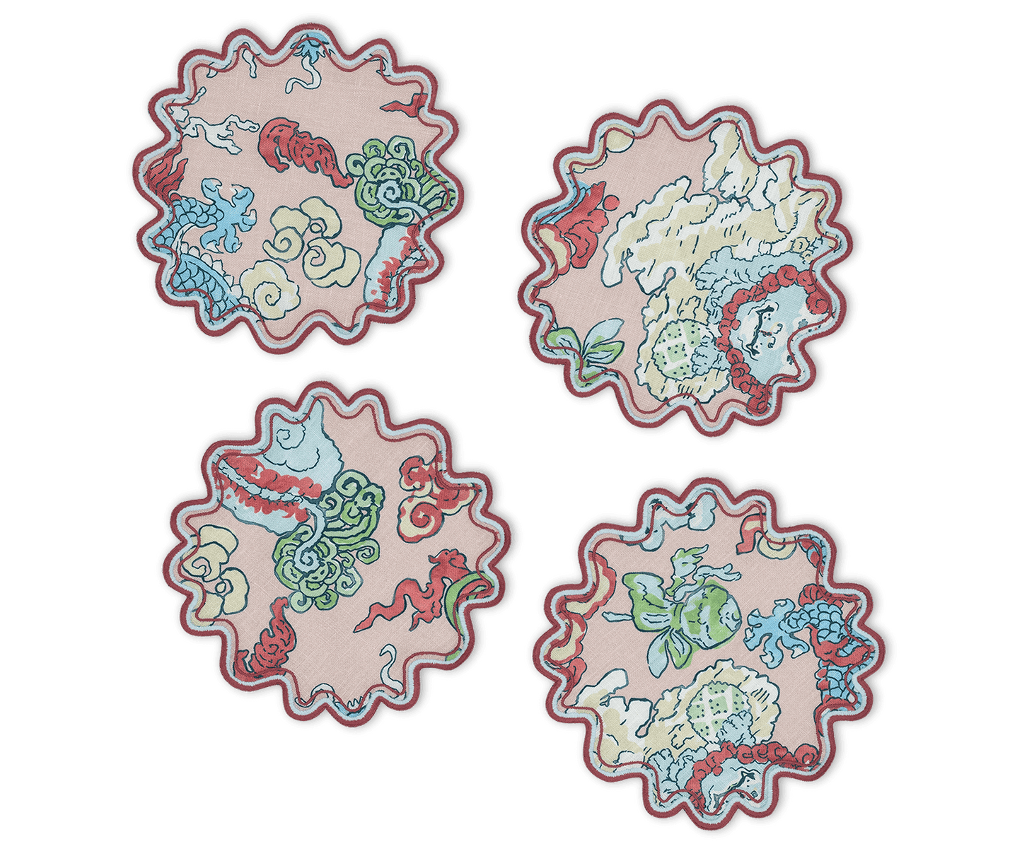 Magic Mountain Cocktail Napkins - Paradise