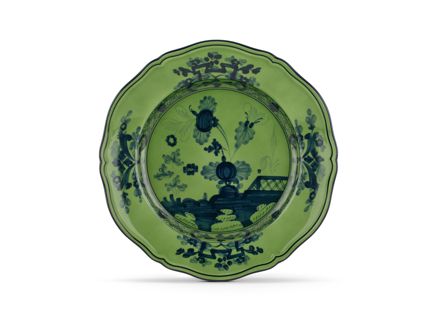 Oriente Italiano Malachite Dinner Plate by Ginori 1735