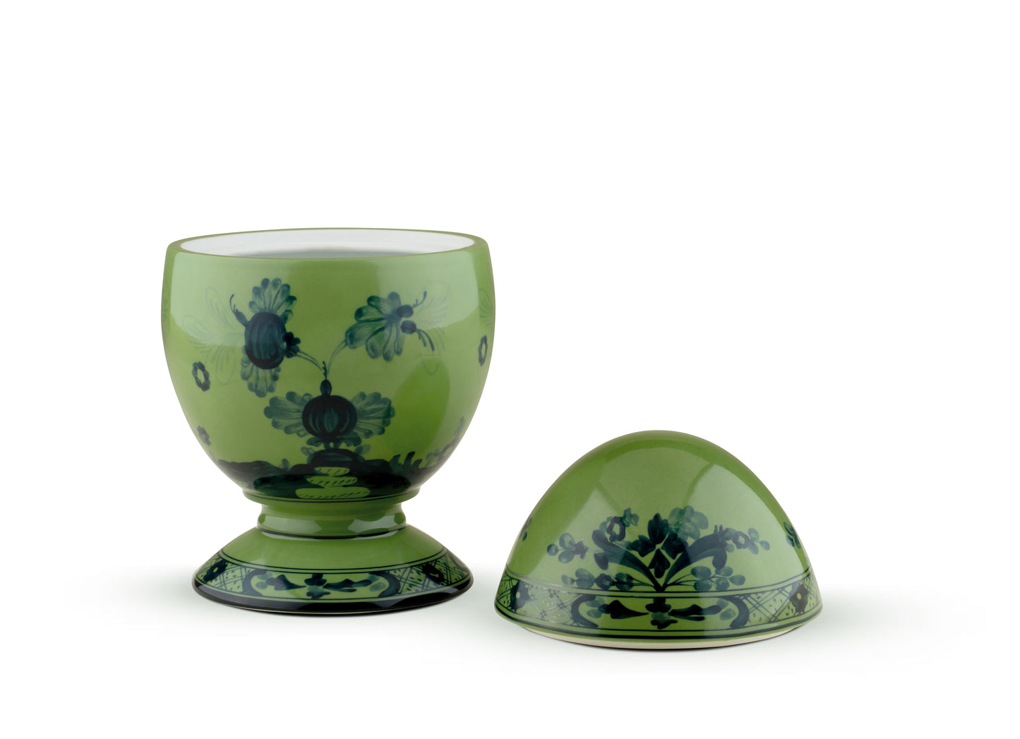 Oriente Italiano Malachite Large Egg by Ginori 1735