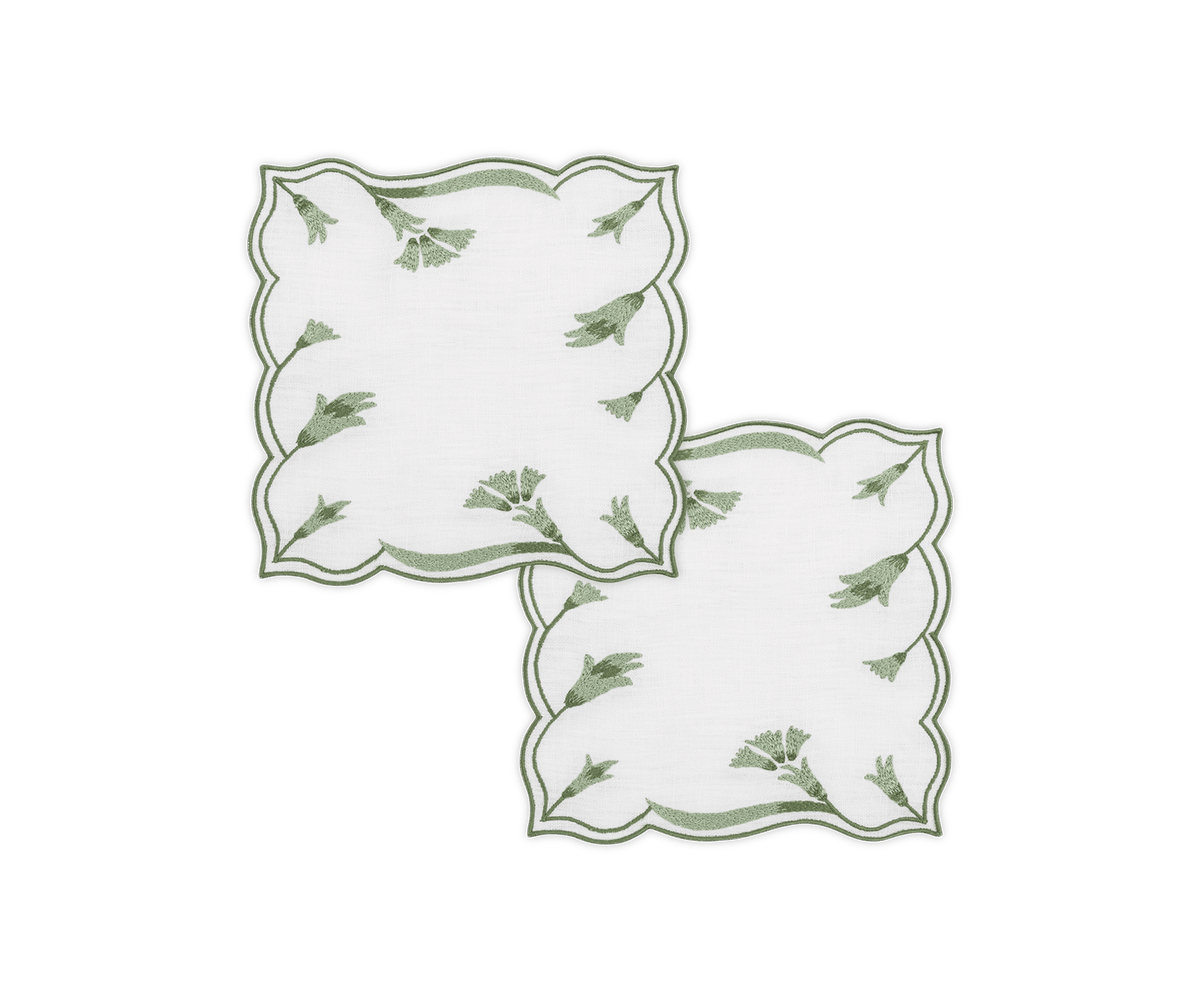 Marcella Cocktail Napkins - Clover