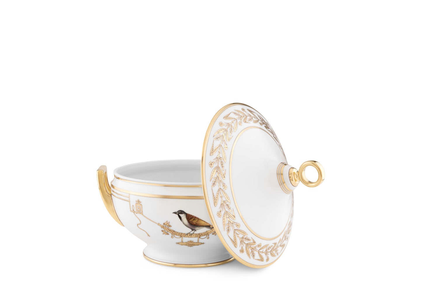 Volière Ortolan and La Breve Tureen by Ginori 1735