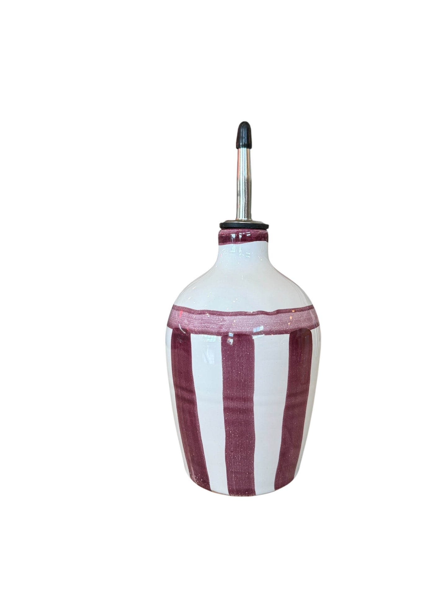 Italian Striped Olive Oil Dispenser