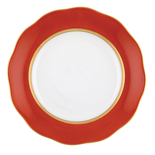 Herend Silk Ribbon Dessert Plate - Pumpkin