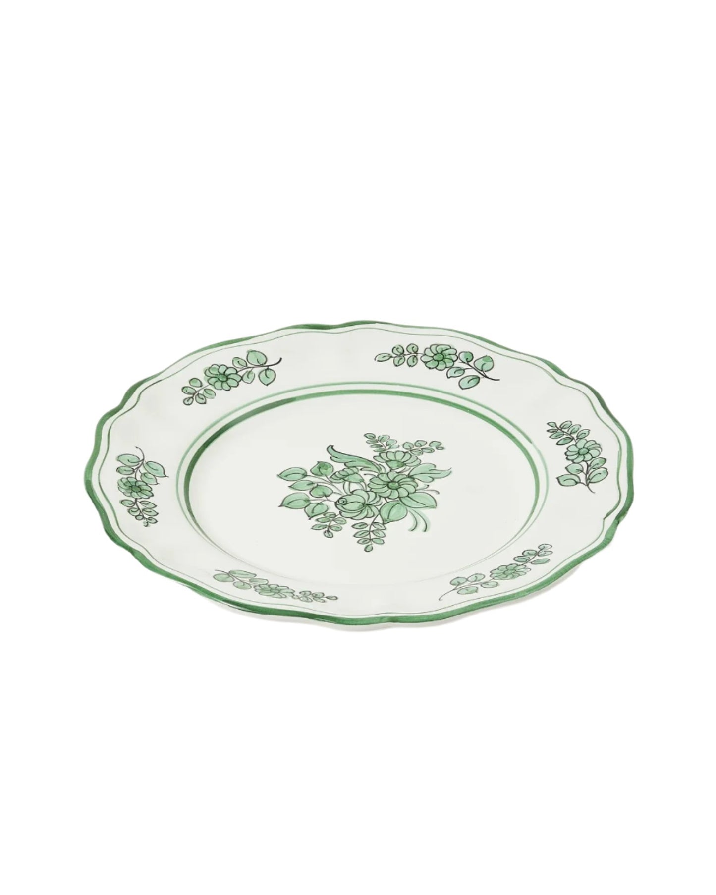 Sicilia Green Charger Plates, Set of Two
