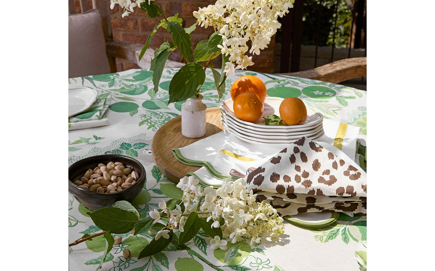 Iconic Leopard Napkins - Cinder