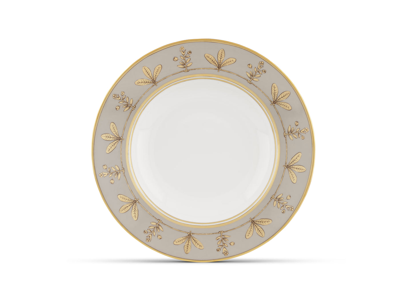 Volière Tortora Soup Plate by Ginori 1735
