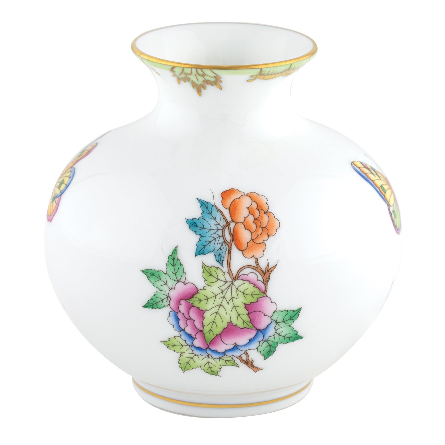 Herend Queen Victoria Round Vase