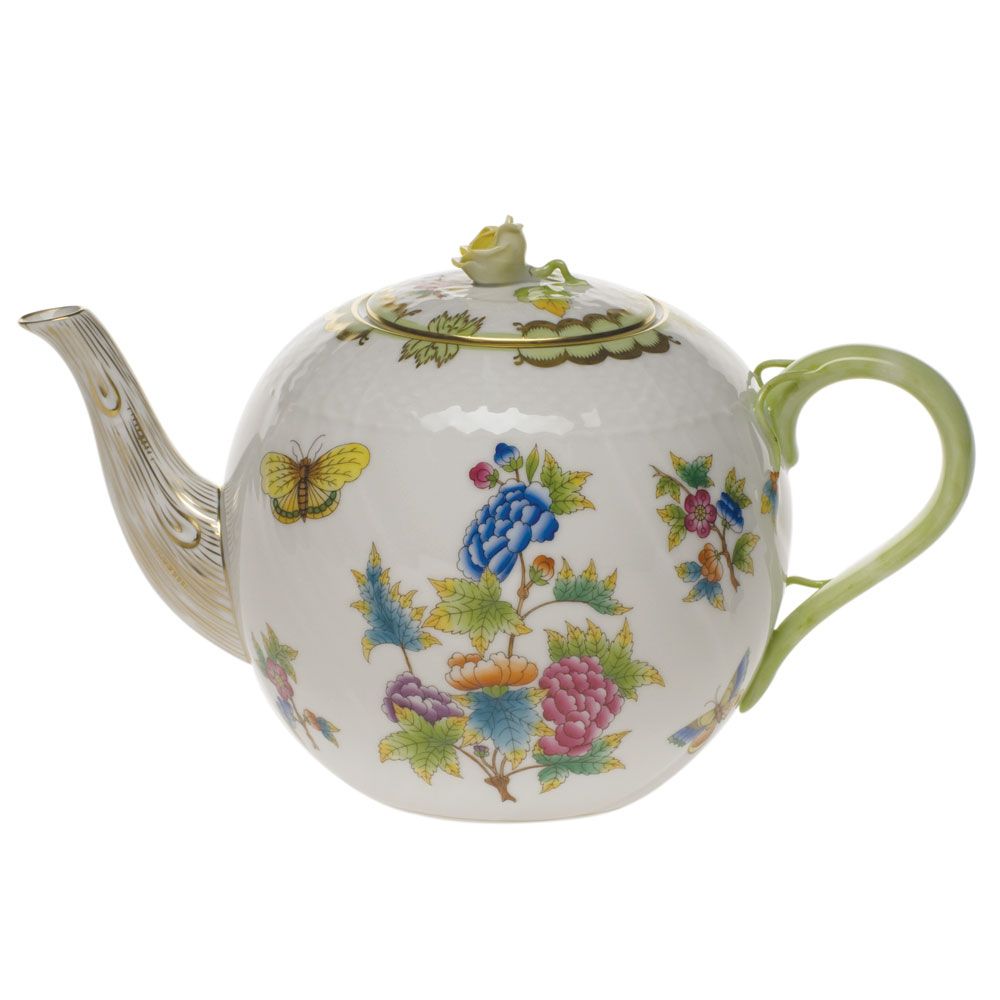 Queen Victoria Teapot with Rose