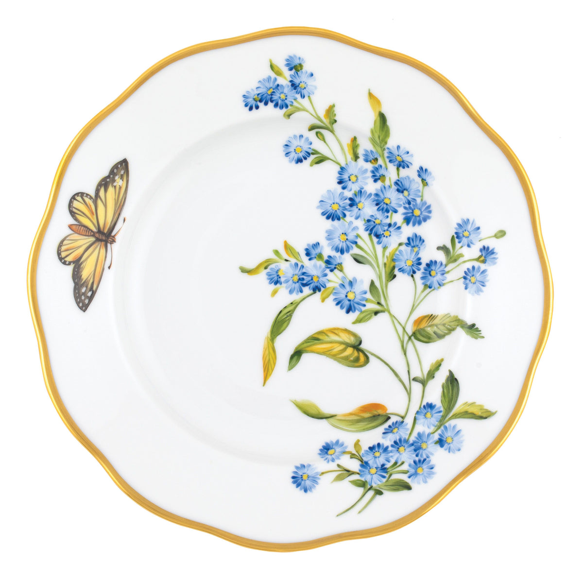 Herend Wood Aster Salad Plate