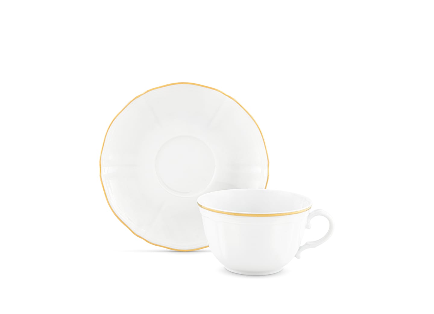 Corona Gold Tea Cup by Ginori 1735