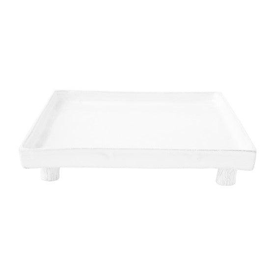 Square Setsuko Platter with feet