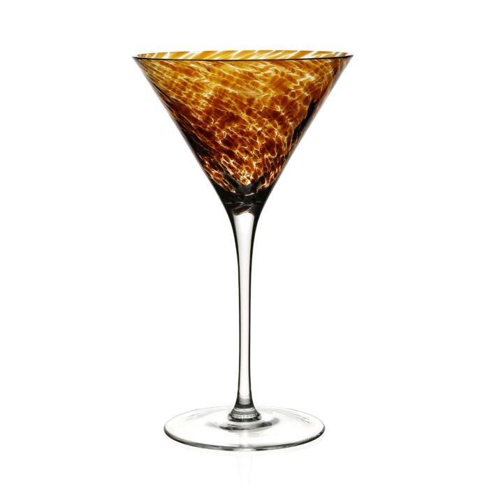 Tortoise Vanessa Martini Set of Two Glasses
