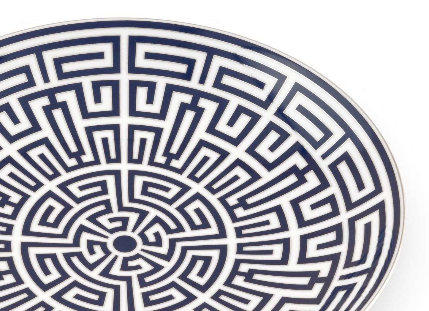 Labirinto Zaffiro Round Centerpiece by Ginori 1735