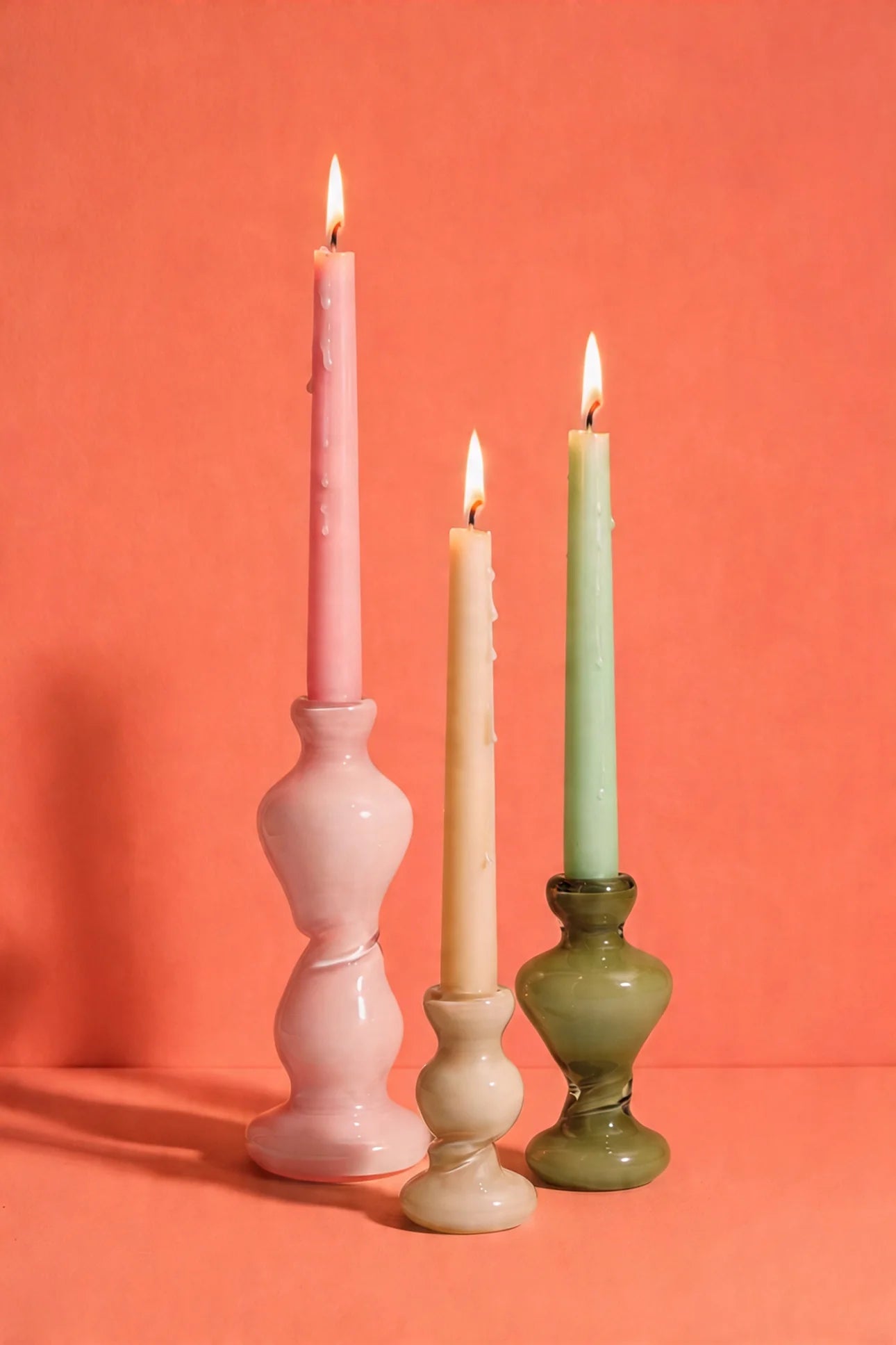 Helle Mardahl Candle Holder Medi in Olive