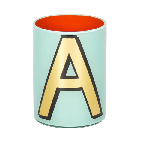 Alphabet Brush Pot - A