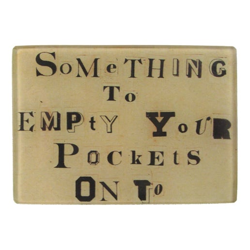 Empty Pockets 3.5x5" Tray