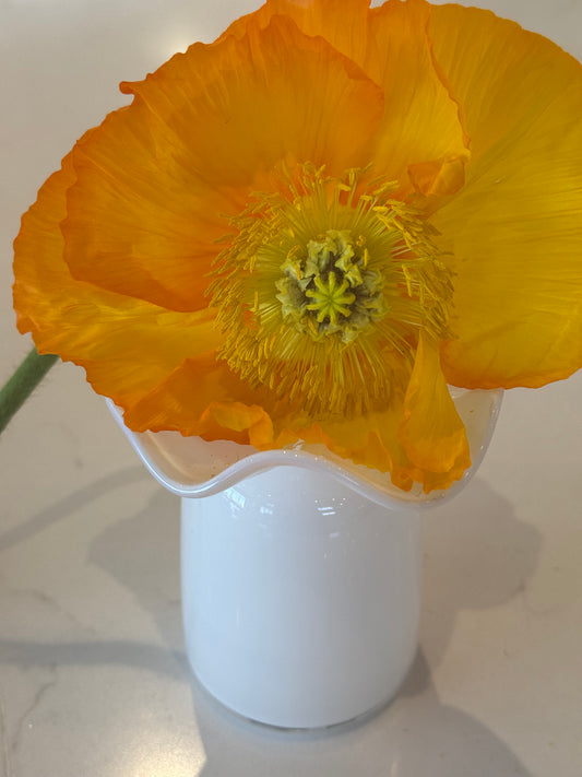 Candy Bud Vase Medium - white