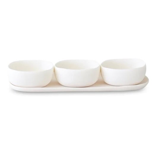 Resin Serving Bowl Trio