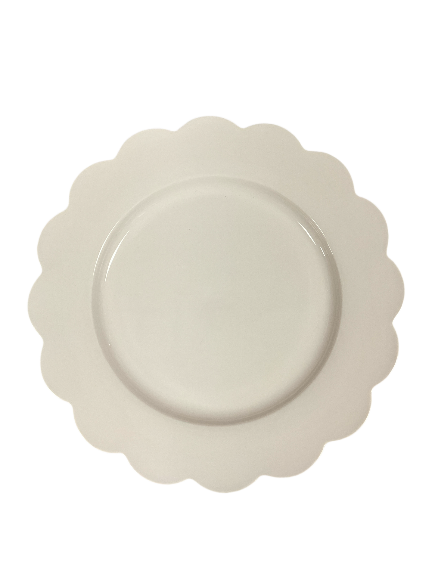 S/4 Scalloped Dinner Plates