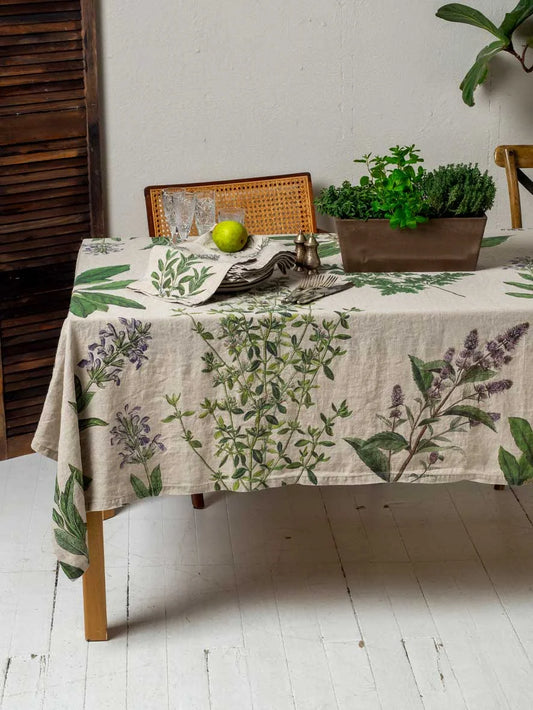 67x130in Fine Herbs Tablecloth