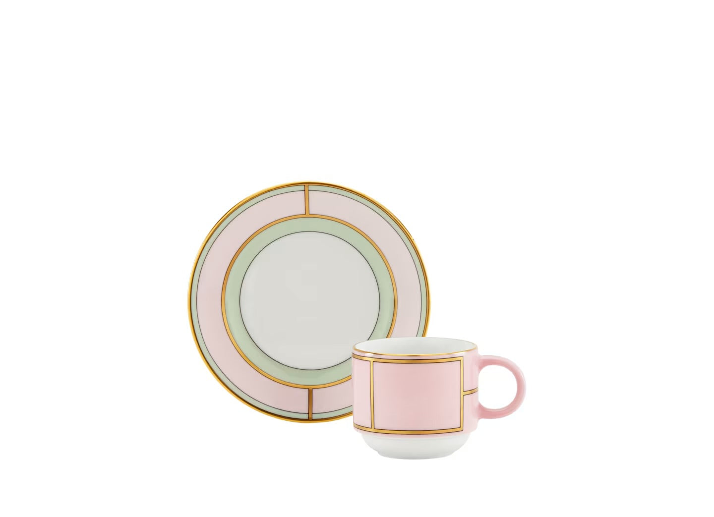 Diva Coffee Cup and Saucer, Celeste