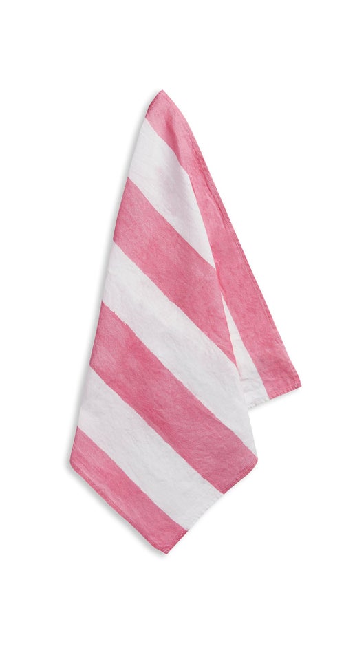 Rose Pink Stripe Napkins