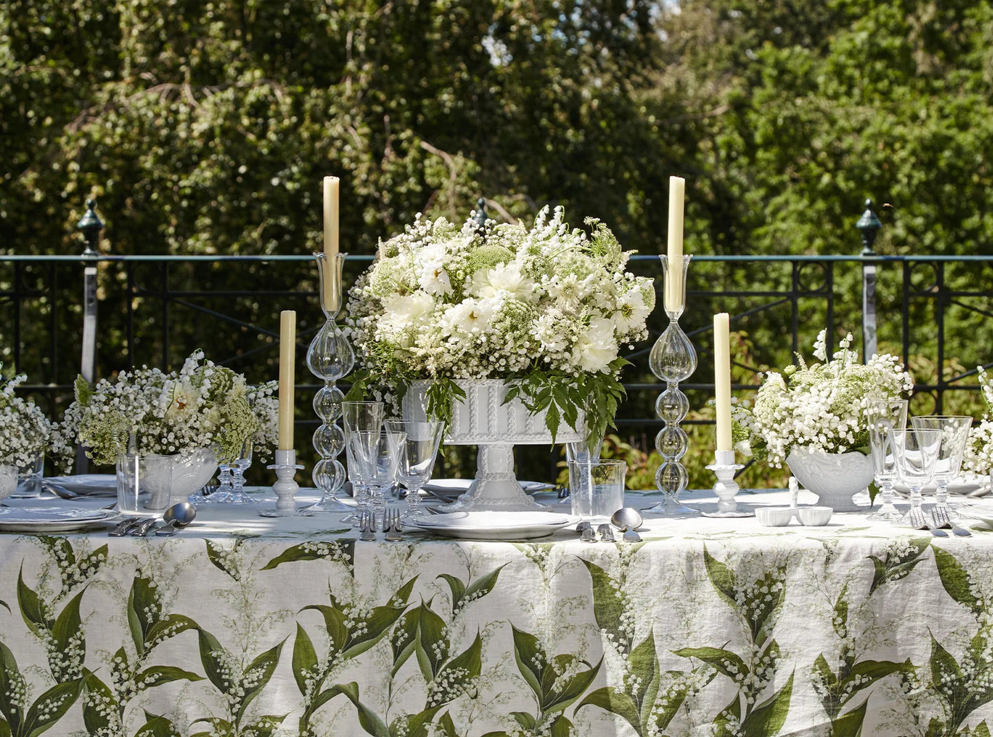 Lily of the valley tablecloth