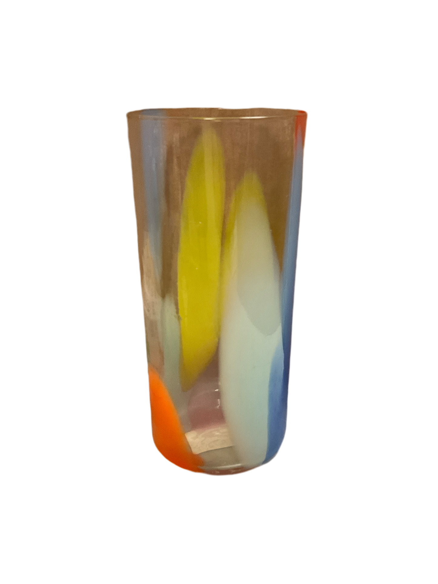 Cylinder vase tutti frutti 9.5’’