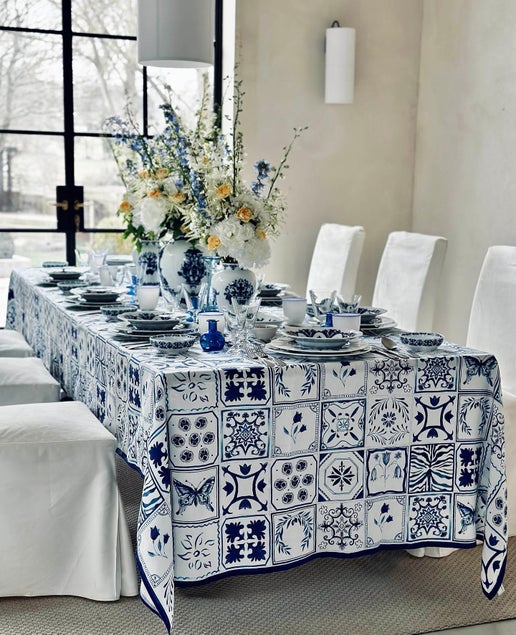 Azulejos' Tile Napkin Set of 4