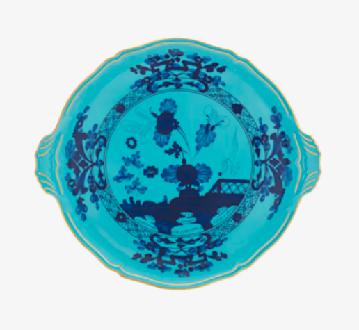 Oriente Italiano Iris Cake Plate by Ginori 1735