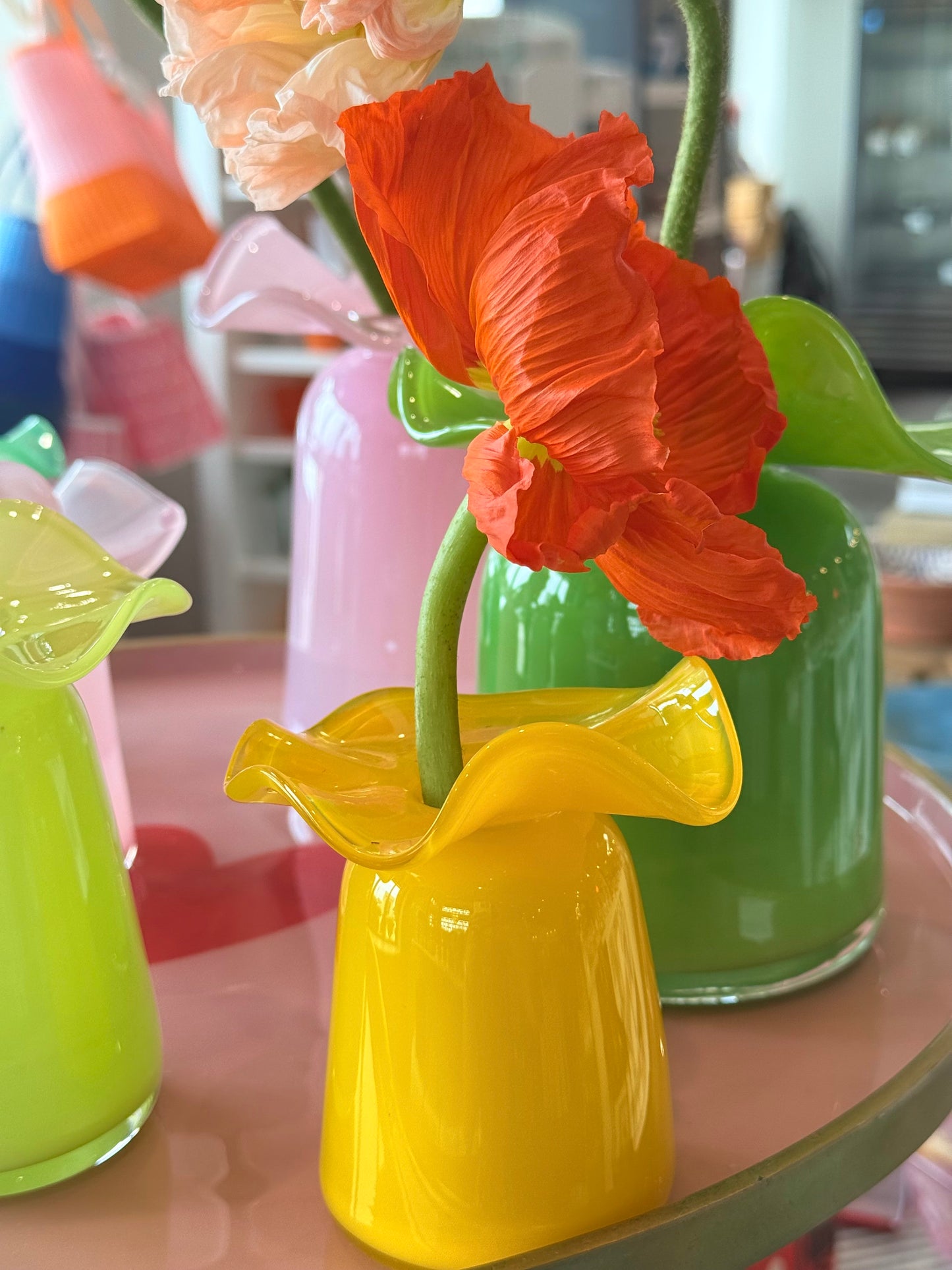 Candy Bud Vase Medium - Yellow
